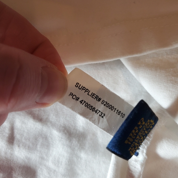 Polo Ralph Lauren Girls White with Embroidered Pink Horse Chest Logo Size 5 - Picture 14 of 16